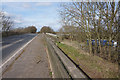 SE8706 : North Moor Lane goes over the M180 by Ian S