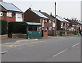 Monnow Way bus stop and shelter, Bettws, Newport