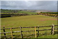 View over fields at Foxenhole Farm