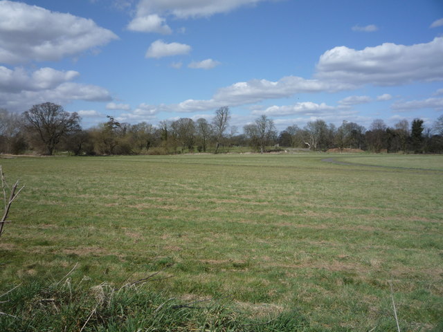 Farmland towards the River Flit
