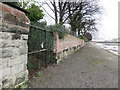 Gated footpath on Esplanade, Rock Ferry