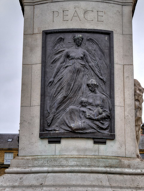 Newcastle War Memorial, "PEACE"