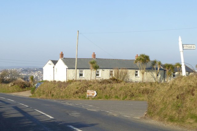 Terraced cottages on Buller Downs