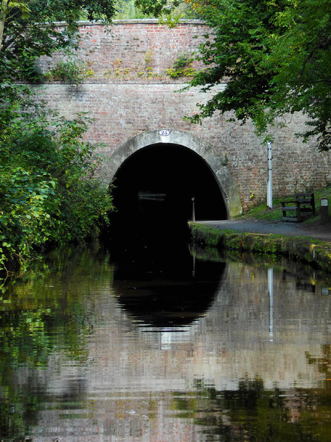 Whitehurst tunnel north of Chirk,... © Roger D Kidd :: Geograph Britain ...