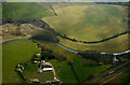 Tednambury Farm from the air