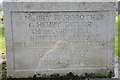 Names on Lower Quinton war memorial #3