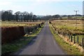 Minor road near East Dykes and Gainerhill