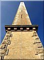 SE1437 : The chimney at Salts Mill by Graham Hogg
