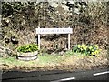 Arwydd pentref Llangwyryfon / Llangwyryfon village sign