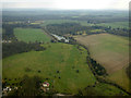 Great Hallingbury from the air