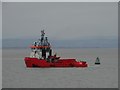 SD2601 : Working boat passing Buoy C15 by Neil Theasby