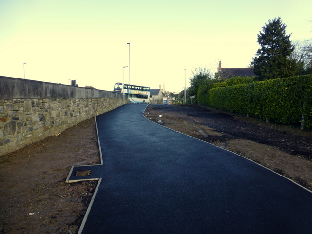 Along the new pathway, Omagh