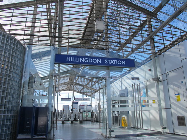 Hillingdon tube station - entrance... © Mike Quinn :: Geograph Britain ...