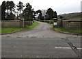 Entrance to Manor Farm near Porthcawl