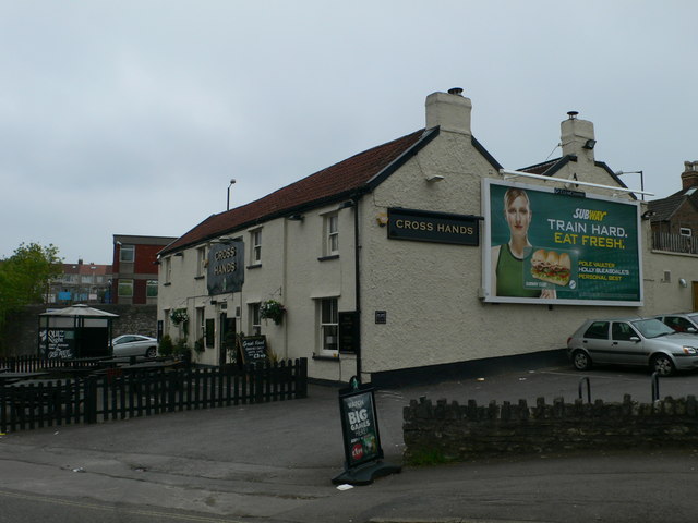 Cross Hands pub at Bedminster Down