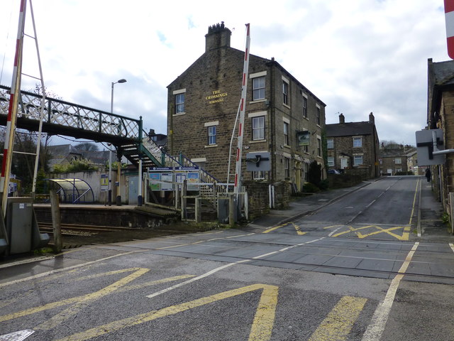 The Crossings public house at Furness Vale