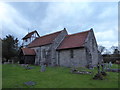 St Nicholas, Dormston: rear view