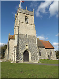 TM1555 : St.Mary's Church, Gosbeck by Geographer