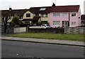 Pink house in Laleston