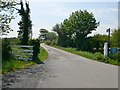 Farm road to Aberkinsey Farm