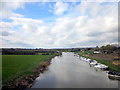 SO9142 : River Avon Near Eckington by Roy Hughes