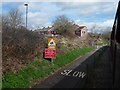ST6771 : Warning signs on the Bristol & Bath Railway Path by Christine Johnstone