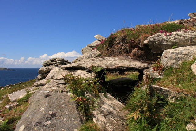 Wedge tomb on Killelan Mountain