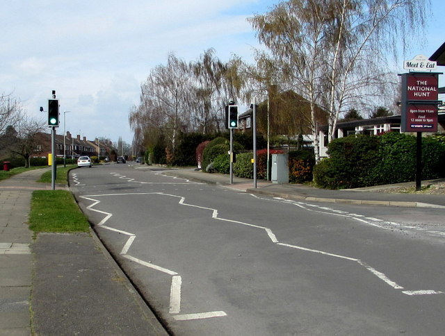 Whittington Road pelican crossing,... © Jaggery cc-by-sa/2.0 ...