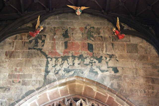 Doom Painting in St Giles' Church, Wrexham
