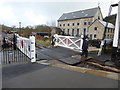 Level crossing and former water-mill at Staverton