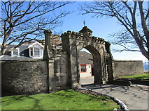NS1655 : Gateway at the east end of the grounds of The Garrison by Jonathan Thacker
