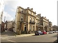 Stone faced terrace of houses, Percy Street, Liverpool