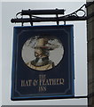 Sign for the Hat & Feather Inn