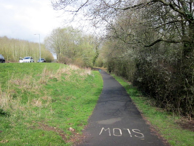 Footpath Along Site of Dismantled Railway Nine Days Lane Redditch