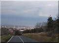 View across Eastbourne from Beachy Head Road