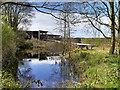 SD4214 : Martin Mere Wetland Centre, Kingfisher Pool and Ron Barker Hide by David Dixon