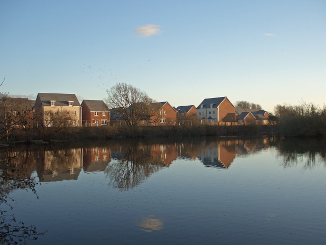 Mallards Reach, Porthcawl in the evening