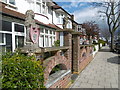 Heraldic lions in Cricklade Avenue, Streatham Hill