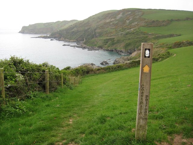 The coast path above Palace Cove