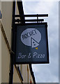 The Rocket (2) - sign, 1-3 Corn Street, Witney, Oxon