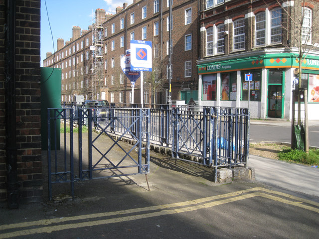 Steel railings, Southborough House frontage, Kinglake Street, Walworth