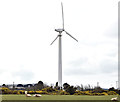Wind turbine, Drumawhy, Newtownards (April 2016)