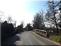 TM0954 : B1078 Coddenham Road & Bridge by Geographer