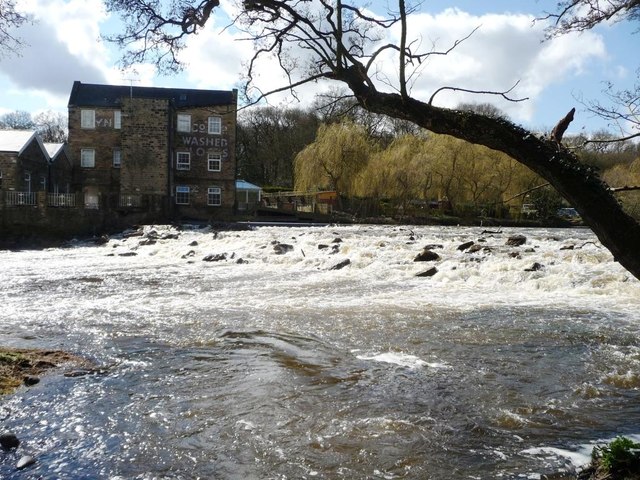 Weir no longer at Hirst Mill