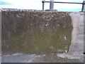 Benchmark on sea wall, Tayport