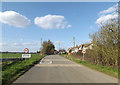 TM0758 : Entering Creeting St.Peter on Pound Road by Geographer