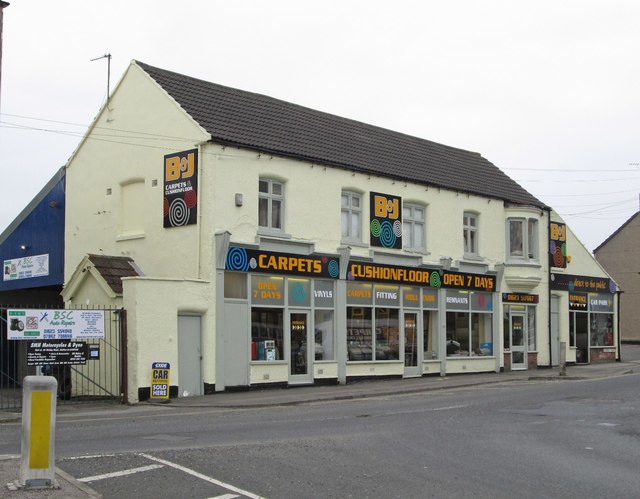 Sutton-in-Ashfield - carpet shop on Kirkby Road