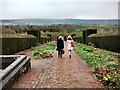 The path through Barley Wood Walled Garden