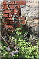 Benchmark on Dishley Grange outbuilding