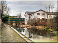 Bury and Bolton Canal, Ascot House and Victoria Street Footbridge